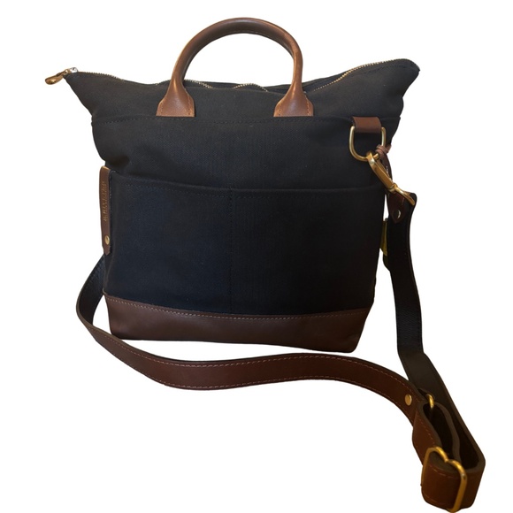 R. Riveter Otto Canvas + Leather Bag - Picture 1 of 6